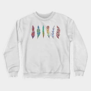 Colorful feathers 1 Crewneck Sweatshirt